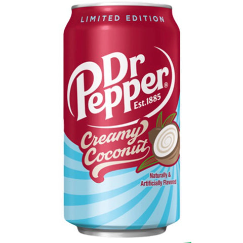 Dr Pepper Creamy Coconut 355ml Can – 355mL Can