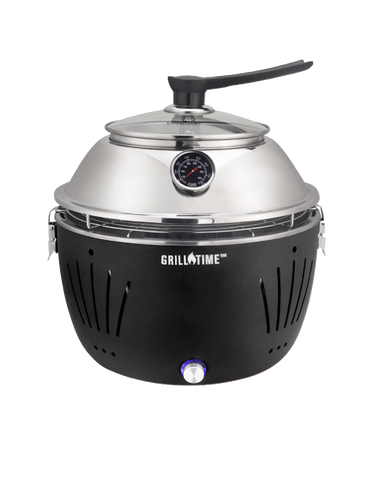 Vision Grills GrillTime Tailgater Portable Kamado Charcoal BBQ Grill
