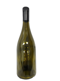Premium Olive Green 750ml Screw Cap Wine Bottles - 12 Pack - Includes Reusable Caps