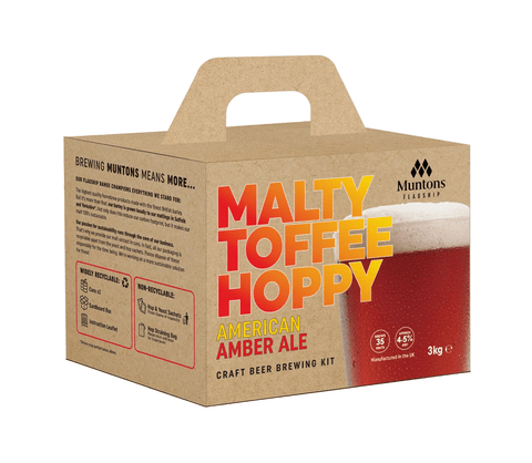 American Amber Ale - Muntons Flagship Beer Kit - Grain To Glass Inc