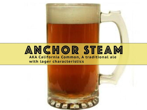 Anchor Steam (California Common) - Grain To Glass Extract Beer Recipe Kit - Grain To Glass Inc