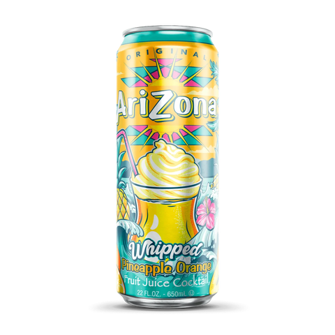 Arizona Whipped Pineapple Orange 650ml Can - Grain To Glass Inc