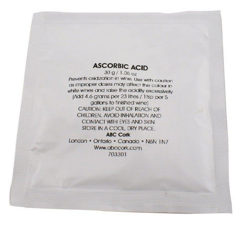 Ascorbic Acid 30g - Grain To Glass Inc
