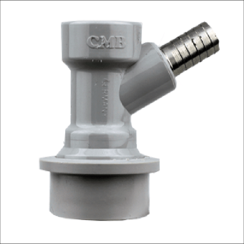 Ball Lock 3/8" Barbed Gas Disconnect - CM Becker - Grain To Glass Inc
