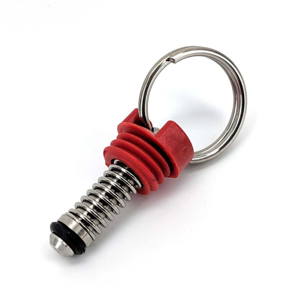 Ball Lock Pressure Relief Valve - Red