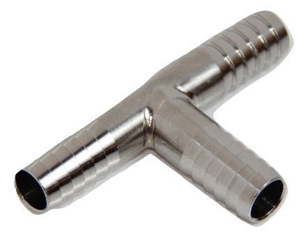 Barbed Stainless Steel Splicer "T" Shape 3/8" - Grain To Glass Inc