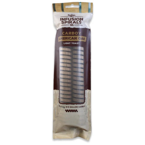 Barrel Mill Infusion Oak Spirals - American Heavy Toast - Pack of 2 - Grain To Glass Inc