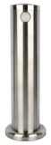 Beer Tower (No Faucets) - Single Tap - Stainless Steel - Evabarrier Tubing Included - Grain To Glass Inc