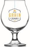 Belgian Beer Glass 16oz - Grain To Glass Inc