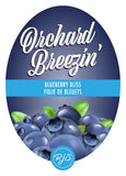Blueberry Bliss Orchard Breezin' 30 Pack Wine Labels - HJL Designs - Grain To Glass Inc