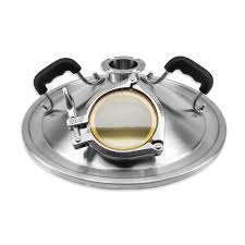 BrewZilla 35L Pro Sight Glass Distillation / Steam Condenser Lid - Grain To Glass Inc