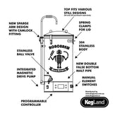 Brewzilla Gen 3.1.1 110V All - Grain Brewing System with Pump and Immersion Chiller - CSA Approved - Grain To Glass Inc