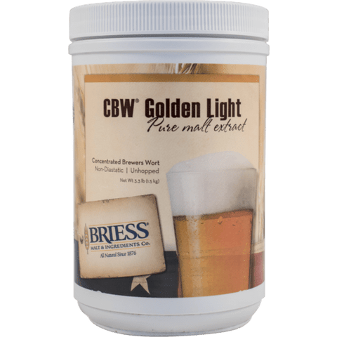 Briess Golden Light Liquid Malt Extract (LME) - 3.3LB - Grain To Glass Inc