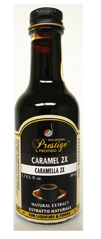 Caramel 2X 50ml Spirit Essence Flavoring - Liquor Quik Prestige - Grain To Glass Inc
