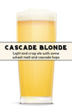 Cascade Blonde Ale - Grain To Glass All Grain Beer Kit - Includes Canadian Grown Hops - Grain To Glass Inc