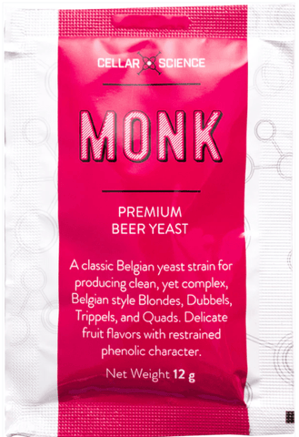 Cellar Science Monk Belgian Abbey Dry Beer Yeast 12g - Grain To Glass Inc