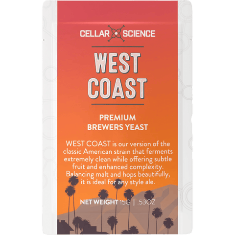 Cellar Science West Coast Dry Beer Yeast 15g - Grain To Glass Inc