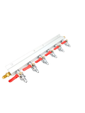 CO2 Gas Distributor (Manifold) - 6 Way With MFL - Grain To Glass Inc