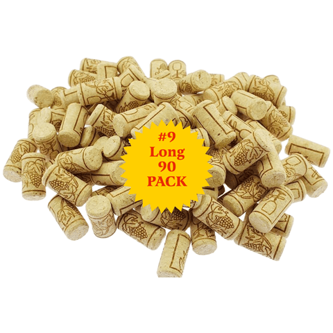 Cork 9 Long - 90 Pack - Grain To Glass Inc