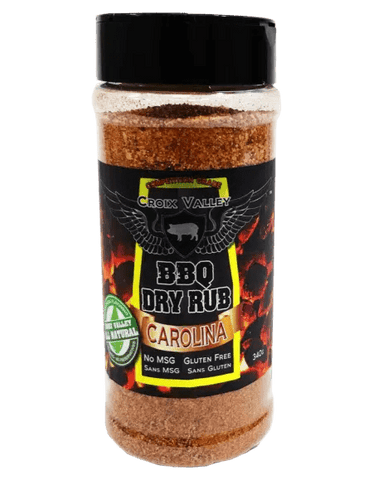 Croix Valley Carolina BBQ Dry Rub 340g - Grain To Glass Inc
