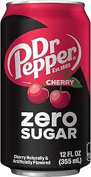 Dr Pepper Cherry Zero – 355mL Can - Grain To Glass Inc