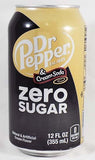 Dr Pepper & Cream Soda ZERO – 355mL Can - Grain To Glass Inc