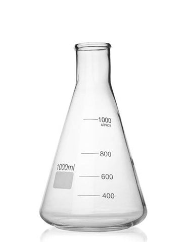 Erlenmeyer Flask 1000ml - Grain To Glass Inc