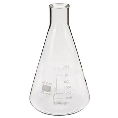 Erlenmeyer Flask 2000ml - Grain To Glass Inc