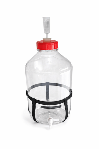 Fermonster Wide Mouth Carboy - P.E.T. 27 Liter / 7 US Gallon - Complete Bundle - Grain To Glass Inc