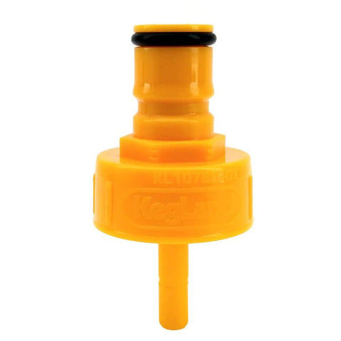 Fermzilla Liquid/Gas Carbonation Cap (YELLOW) - Grain To Glass Inc