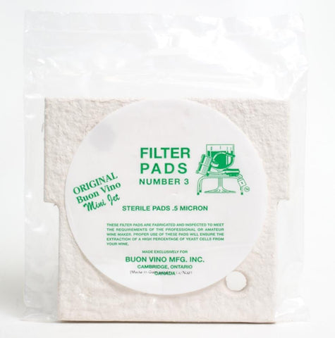 Filter Pads 3 Mini Jet 3 Pack - Grain To Glass Inc