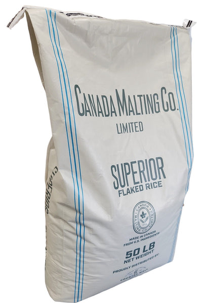 Flaked Rice Label Flaked Rice 55LB Bag - CMC