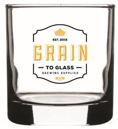 Heavy Base Rocks Glass 11oz - Grain To Glass Inc