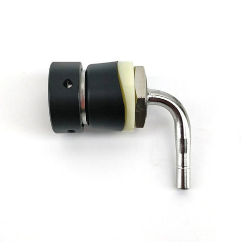 Kegland Beer Tower Elbow Shank (Black) - Duotight Compatible - Grain To Glass Inc