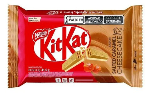 KitKat Brazil Salted Caramel Cheesecake Bar 41.5g - Grain To Glass Inc