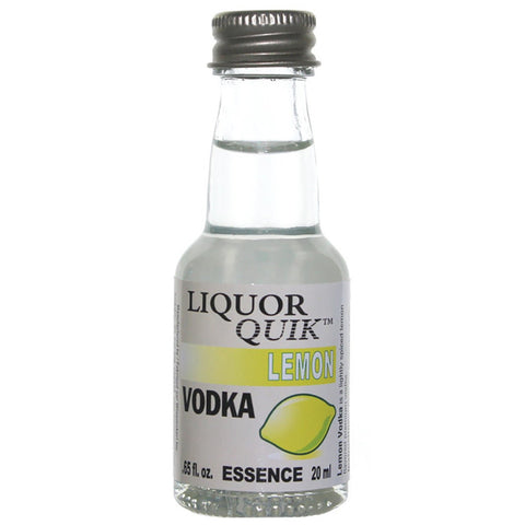 Lemon Vodka 20ml Spirit Essence Flavoring - Liquor Quik - Grain To Glass Inc