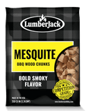 Lumber Jack Mesquite Wood Chunks 4LB Bag - Grain To Glass Inc