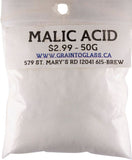 Malic Acid 50g - Grain To Glass Inc