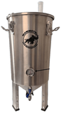 Mammoth Brewing Stainless Steel Conical Fermenter Gen 2 - 30 Liter Stainless Steel - Grain To Glass Inc