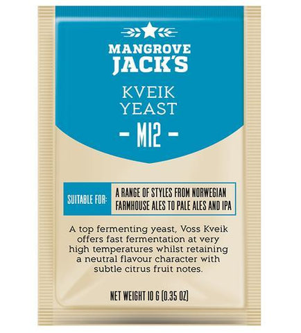 Mangrove Jack's M12 Kveik Dry Beer Yeast - Grain To Glass Inc