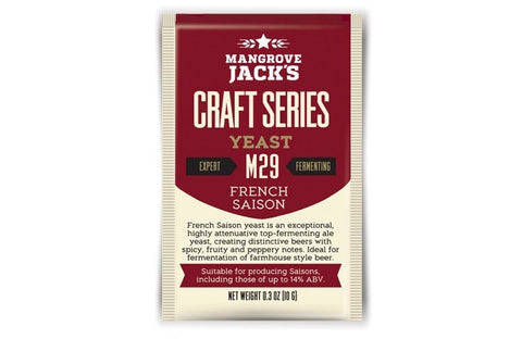 Mangrove Jack's M29 French Saison Dry Beer Yeast - Grain To Glass Inc