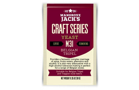Mangrove Jack's M31 Belgian Trippel Dry Beer Yeast - Grain To Glass Inc