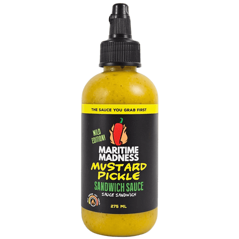 Maritime Madness - Mild Mustard Pickle Sandwich Sauce (275 mL) - Grain To Glass Inc