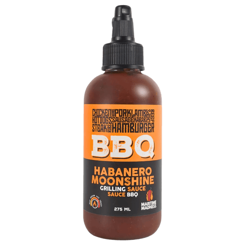 Maritime Madness - Moonshine Habanero Hot Sauce (275 mL) - Grain To Glass Inc