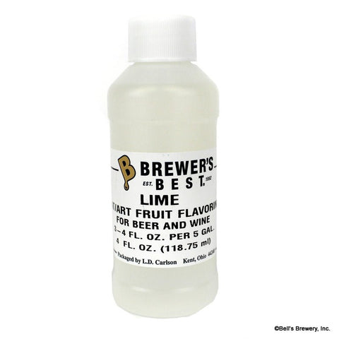Natural Lime Extract Flavoring 4OZ - Brewers Best - Grain To Glass Inc