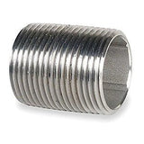 Nipple - Stainless Steel - Grain To Glass Inc