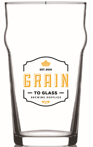 Nonic Pub Beer Glass 16oz - Grain To Glass Inc