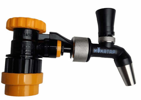 Nukatap Mini Beer Faucet Ball Lock Kit With Flow Control - Grain To Glass Inc