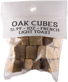 Oak Cubes (Light Toast, French) 2oz - Grain To Glass Inc