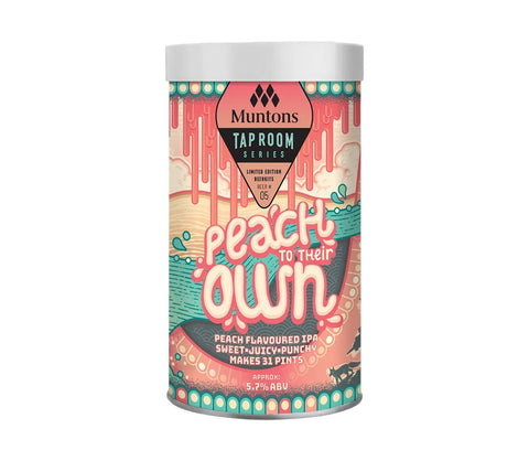 Peach To Their Own IPA - Muntons Tap Room Beer Kit - Grain To Glass Inc